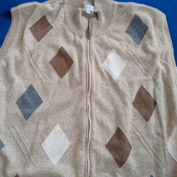 #2071 Alex Cannon sweater vest Men XL - Picture 2 of 2